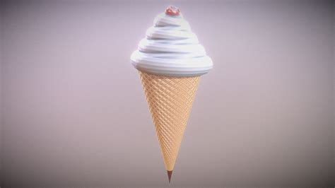 Ice Cream and Cherry - Download Free 3D model by Miguel Ángel Jiménez (@mangel.jimenez) [2f0a708 ...