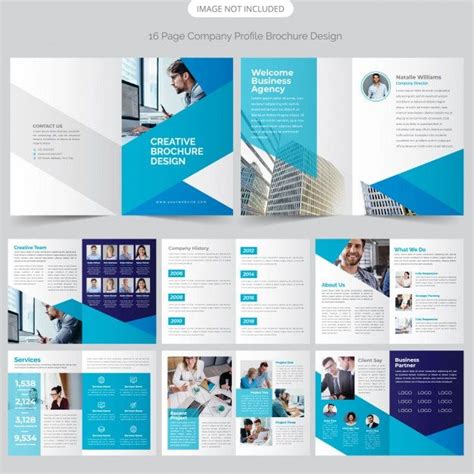 16 Page Company Profile Design in 2020 | Company profile design ...