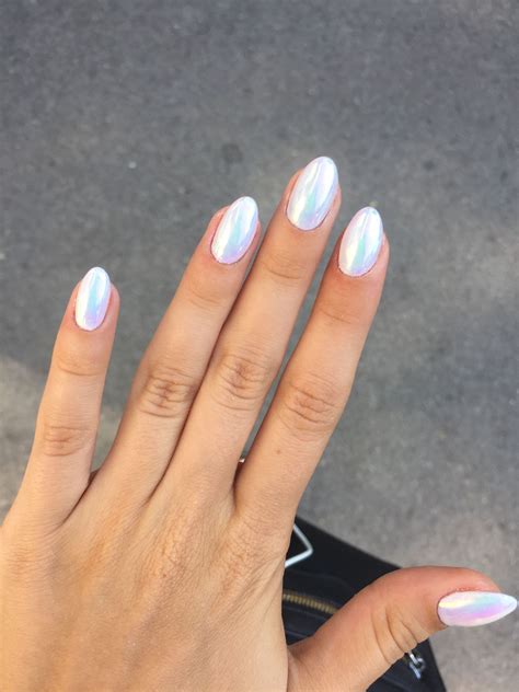 Pin by Anna on Nailscorp | Opal nails, Irridescent nails, Mermaid nails