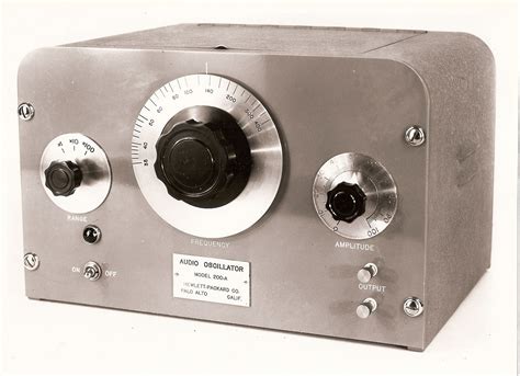 In 1939, HP 200A Audio Oscillator was invented by David Packard and ...