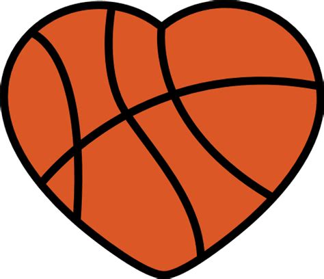 Basketball Heart SVG Files | Basketball SVG Cut Files | Basketball Love Vector Files ...