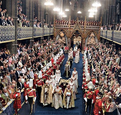 The coronation of Queen Elizabeth II as monarch of the United Kingdom ...