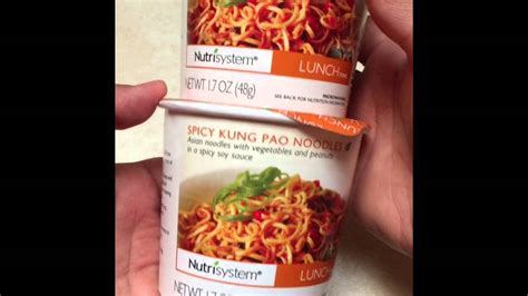 Nutrisystem Unboxing (Part 2) Vegetarian Core Plan - YouTube