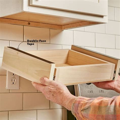 How To Build a Simple Under-Cabinet Drawer for More Kitchen Storage ...