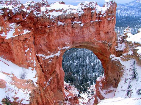 Arch formed by Erosion in Bryce Canyon National Park, Utah image - Free stock photo - Public ...