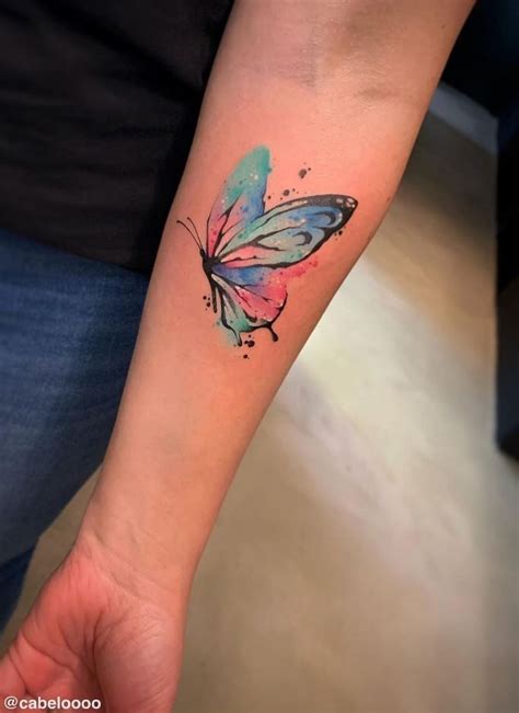 Watercolor Butterfly Tattoo | InkStyleMag