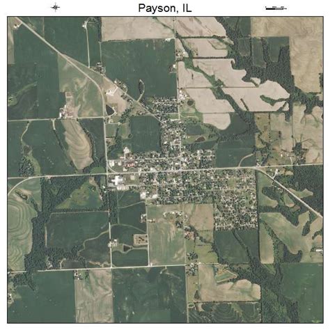 Aerial Photography Map of Payson, IL Illinois