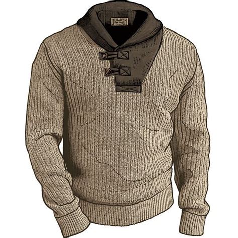 Men's High-Neck Infantry Sweater | Mens casual outfits summer, Knitwear ...