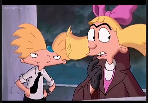Hey Arnold Helga And Arnold Kiss