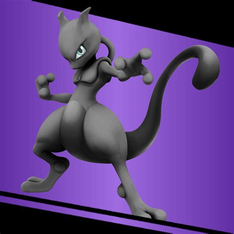 Black Mewtwo [Super Smash Bros. (Wii U)] [Mods]