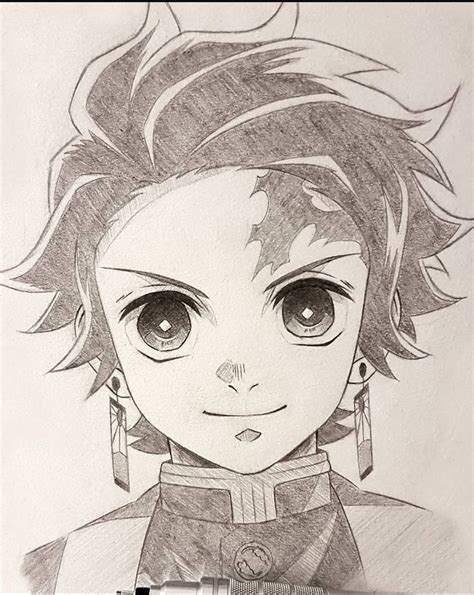 Tanjiro | Tutoriais de desenho anime, Desenhos de anime, Desenho de anime