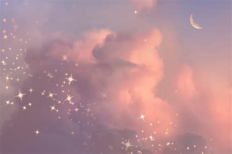 Ramadan aesthetic moon background design | Premium PSD - rawpixel