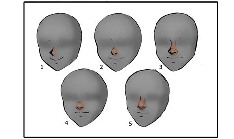 Realistic Male Nose Reference Watch the step by step video