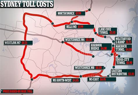 Map shows Sydney is one of the most expensive commutes in the world | Daily Mail Online