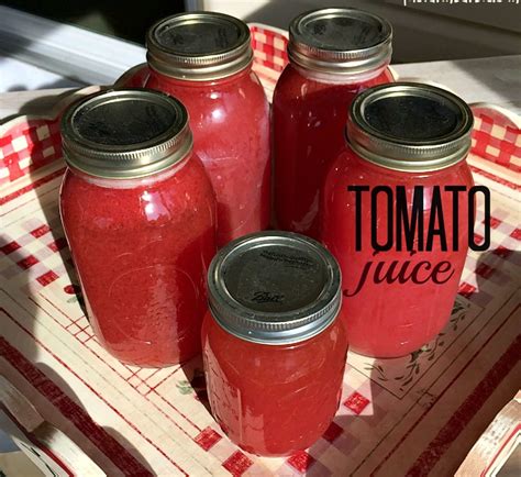 Tomato Juice Recipe (for Canning) – Farm Fresh For Life – Real Food for Health & Wellness