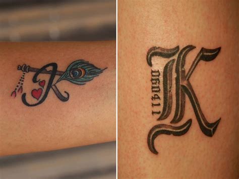 20 Creative K Letter Tattoo Designs for Artistic Inspiration