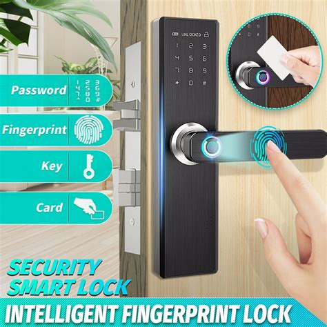 Smart Lock, Smart Electronic Door Lock Touch Screen Keypad Deadbolt ...