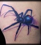 Black Widow Spider Tattoo