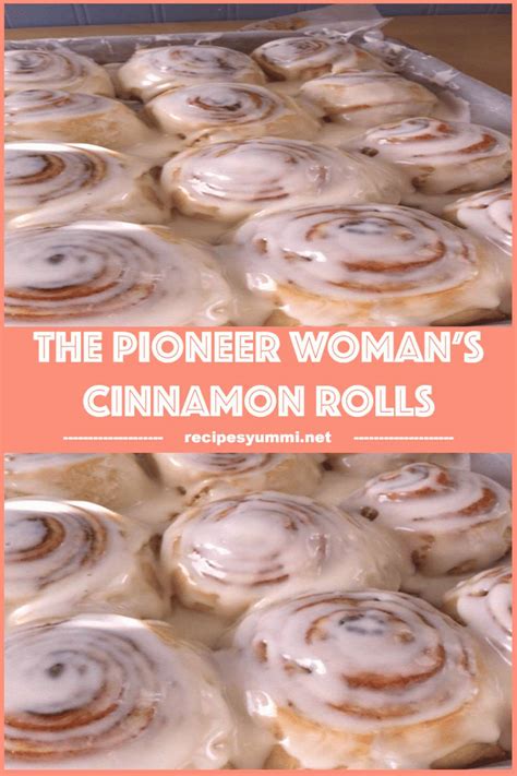 THE PIONEER WOMANS CINNAMON ROLLS RecipesYummi | Pioneer woman cinnamon rolls, Cinnamon rolls ...
