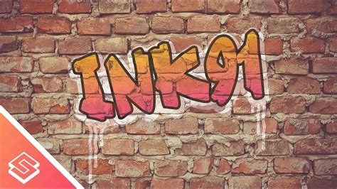 Inkscape for Beginners: Graffiti on a Brick Wall - YouTube | Wall graffiti, Graffiti images ...