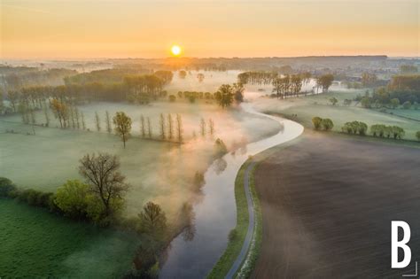 Rivier Dender - River Dender, Idegem, België | Bart Heirweg Beeldbank