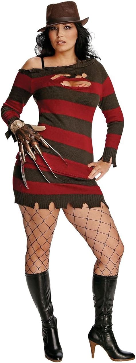 Amazon.com: Adult Plus Size Freddy Krueger Costume Size (14-16): Clothing