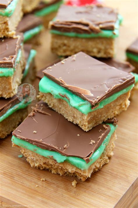 Mint Slice - No-Bake Recipe - Jane's Patisserie | Tray bake recipes ...