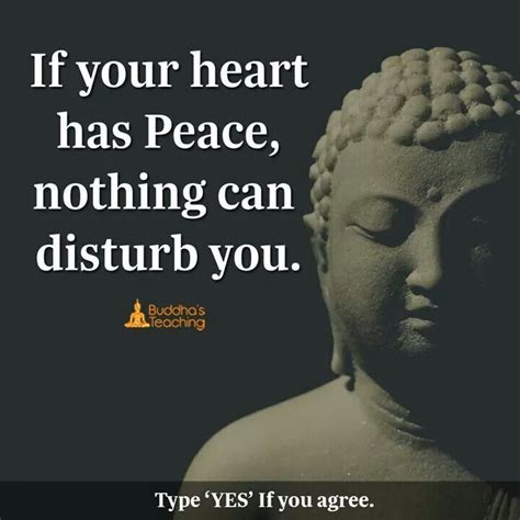 If your heart have peace nothing can disturb. | 1000 | Buddha quotes life, Buddha quote ...