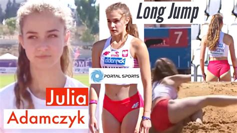 Julia Adamczyk Long Jump Poland #juliaadamczyk #u18athlete #longjump #femaleathletes # ...