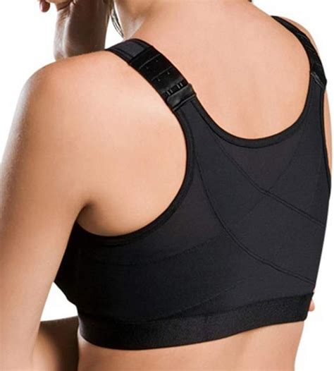 bigboxbox Post-Surgical Support Sports Bra for Women Front Closure ...