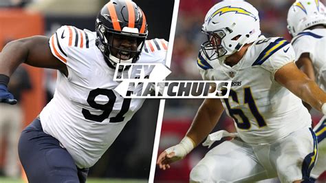 Week 8 Key Matchups: Chicago Bears vs. Los Angeles Chargers