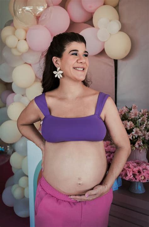 Pregnant Woman during Baby Shower · Free Stock Photo