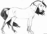 Coloring Pages Of Spirit The Horse  Coloring sketch template