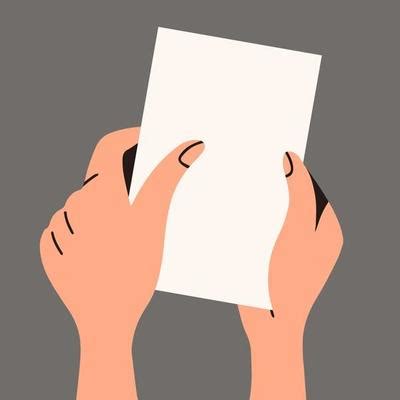 Hand Holding Letter Vector Art, Icons, and Graphics for Free Download