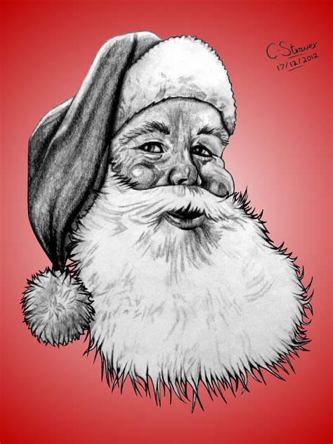 Santa Claus Photos Drawing - Santa Claus Images For Drawing | Bocamawasuag