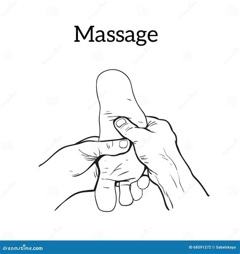 Therapeutic Manual Massage. Medical Therapy Stock Vector - Illustration of people, health: 68591272