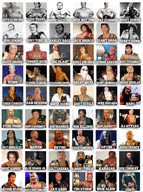 Hall of NWA World Heavyweight Champions (1948 - 2018) : r/NWATenpoundsofgold