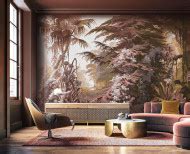 Papier peint panoramique - L'Eden terre de Sienne | Végétation luxuriante