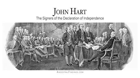 John Hart: The Signers of the Declaration of Independence | Ancestral ...