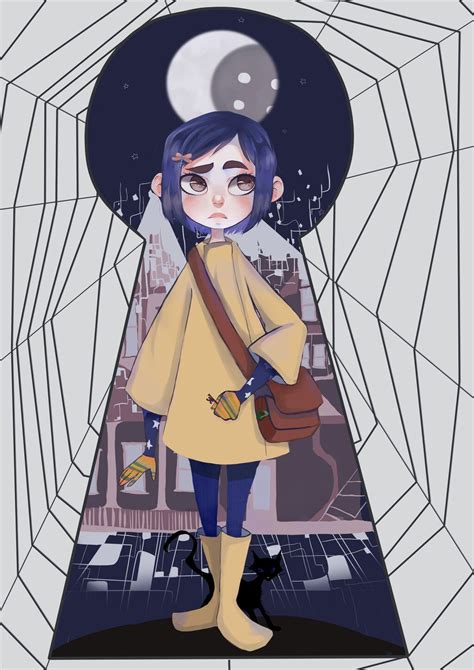 Coraline | Películas de animación, Producción artística, Dibujos bonitos