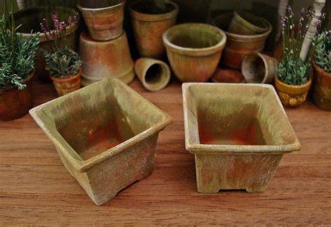 Large Terracotta Pots Square - Garden Plant