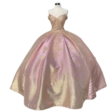 Sparkly Pink Sweetheart Quinceañera Sweet 16 Dresses Princess Ball Gow – TulleLux Bridal Crowns ...