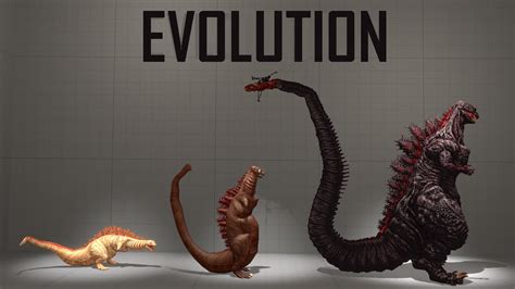 Evolution and size comparison of Shin Godzilla (2016) [SFM] - YouTube