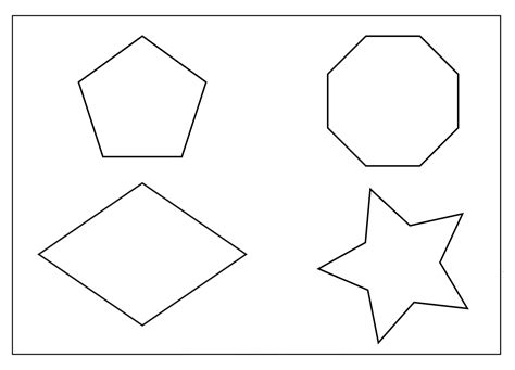 Printable Large Basic Shapes