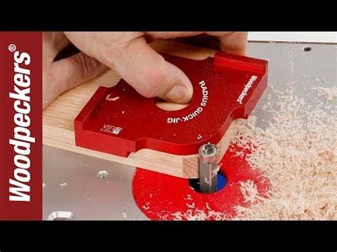 Easily Round Corners With Your Router Table | Radius Quick•Jig | Woodworking, Woodworking joints ...