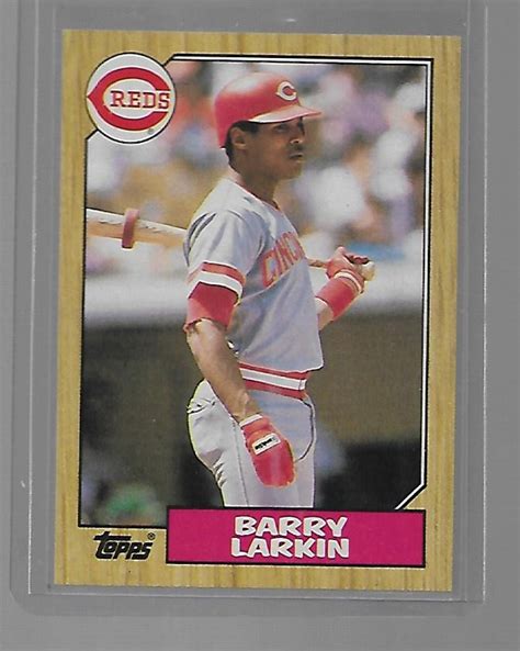 Barry Larkin 1987 Topps MLB Baseball Rookie Card 648 | Etsy