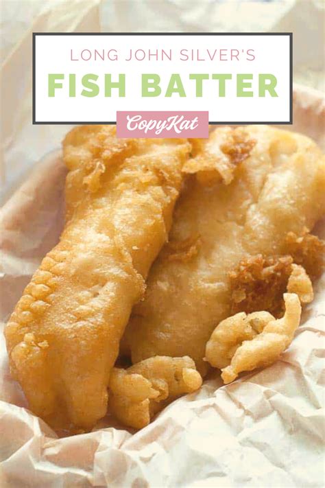 Copycat Long John Silver Fish Batter | Recipe | Battered fish, Fish and ...