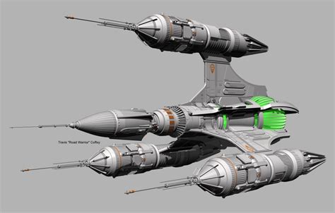 Blake's 7 Liberator Reimagined by RoadWarriorZ44 on DeviantArt