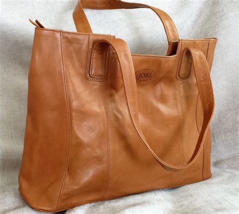Brown Leather Purse Tote Bag