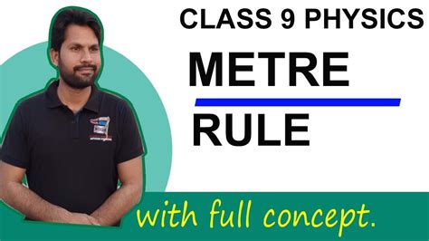 the metre rule | measuring instruments in physics | class 9 physics chapter 1 - YouTube